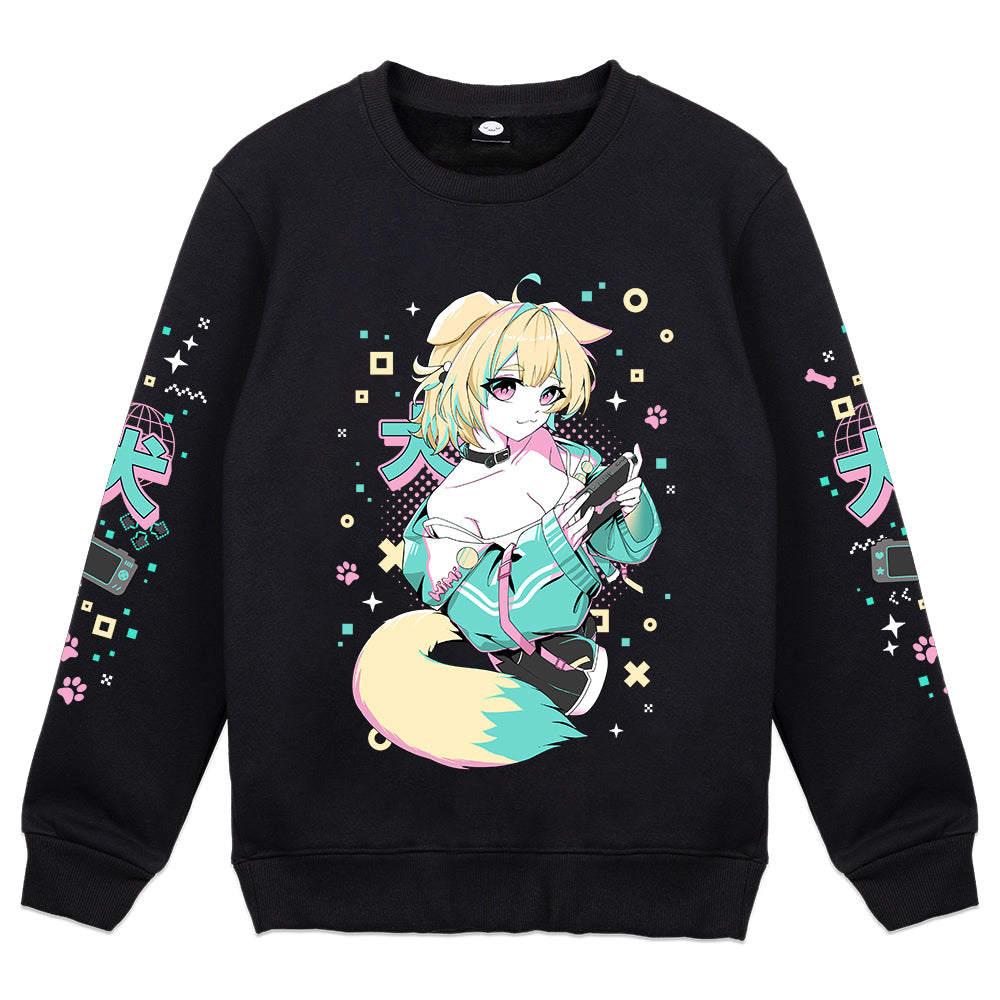 Wimiwan 'Minty Net' Crewneck