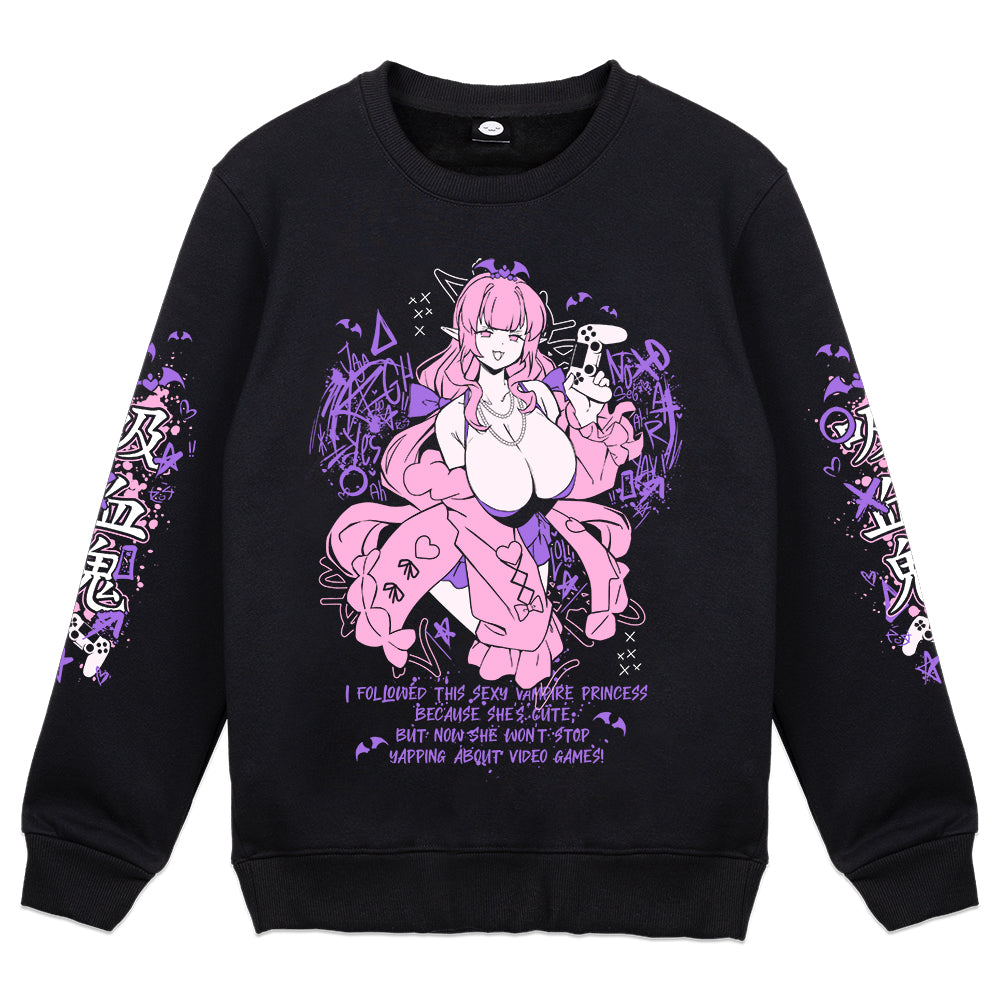 Pink Symphonica "Vampire Gamer Princess" Crewneck