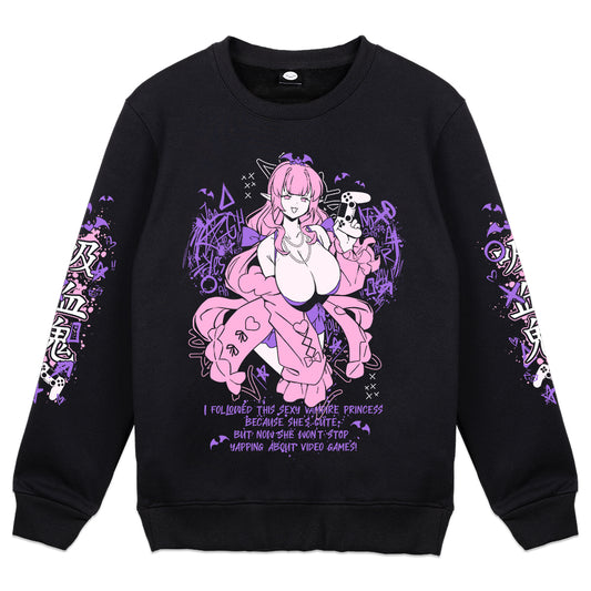 Pink Symphonica "Vampire Gamer Princess" Crewneck