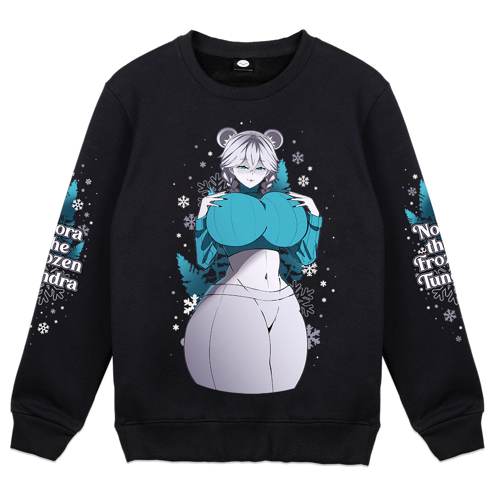 Nora the Frozen Tundra 'Frigid Merch' Crewneck