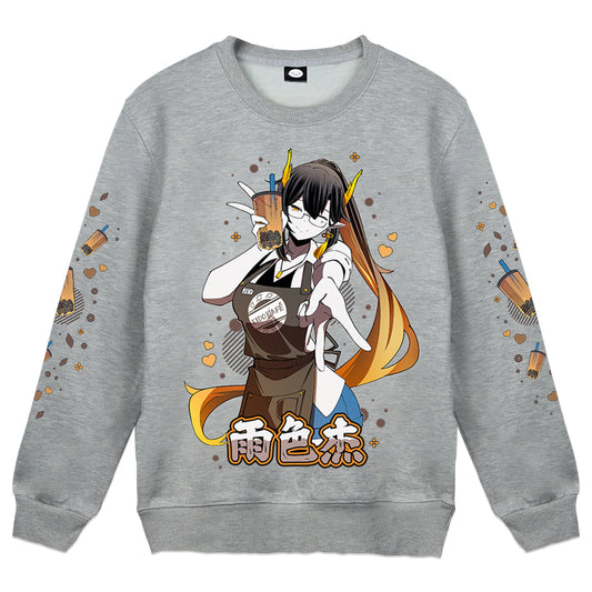 jey_vt "Boba" Grey Crewneck