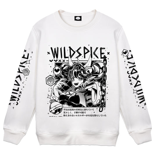 WildSpice 'Hole Queen' White Crewneck