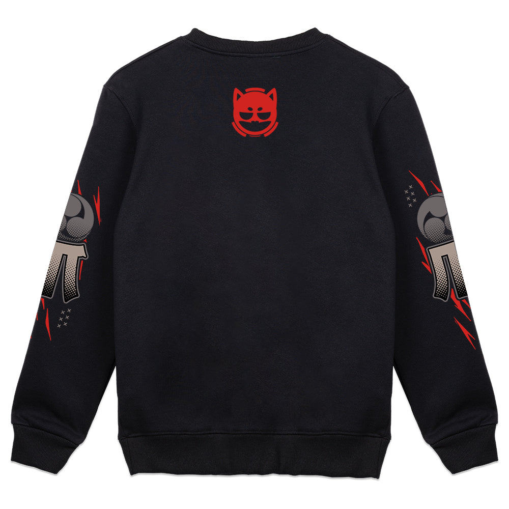 ShibaSeto "Claw" Black Crewneck
