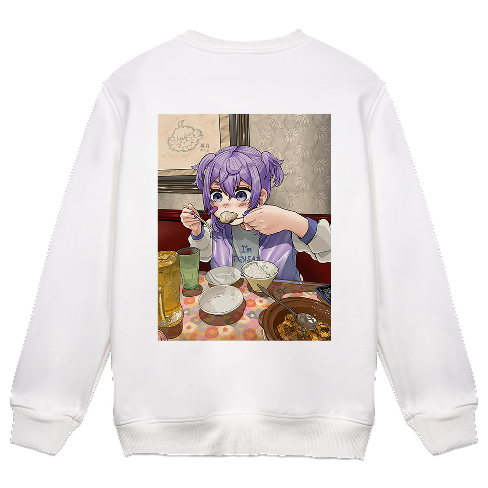 NoenaYumeshiro Tensai Crewneck White
