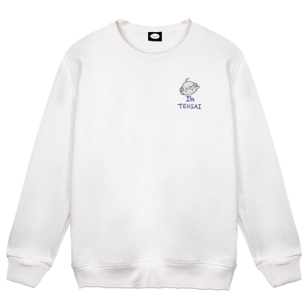 NoenaYumeshiro Tensai Crewneck White