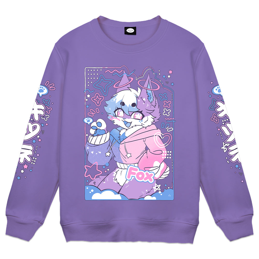 sweetstarcosmic "Cosmic-Pop" Crewneck - Purple