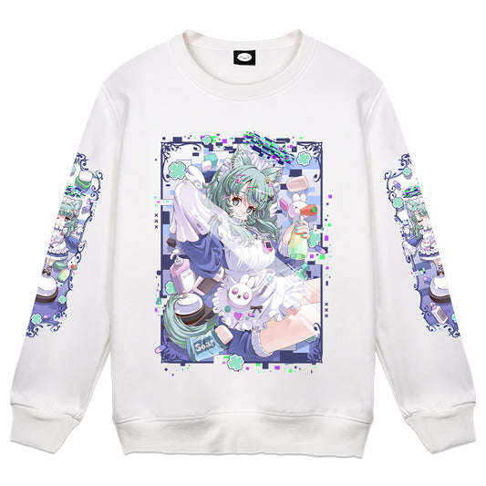 Digiko "Housekeeping" Crewneck - White