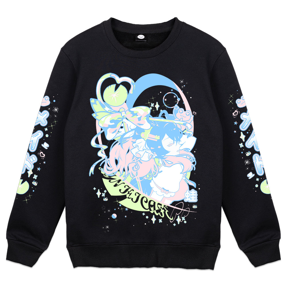 Pinkicafe "Frog, Maid, Magical Girl" Crewneck