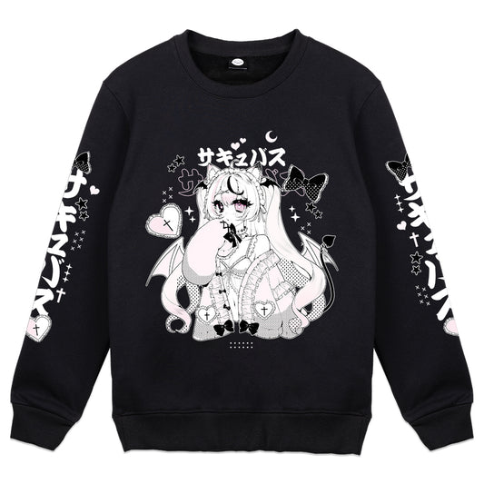 yumezukiyomi "Yami No Lace" Crewneck
