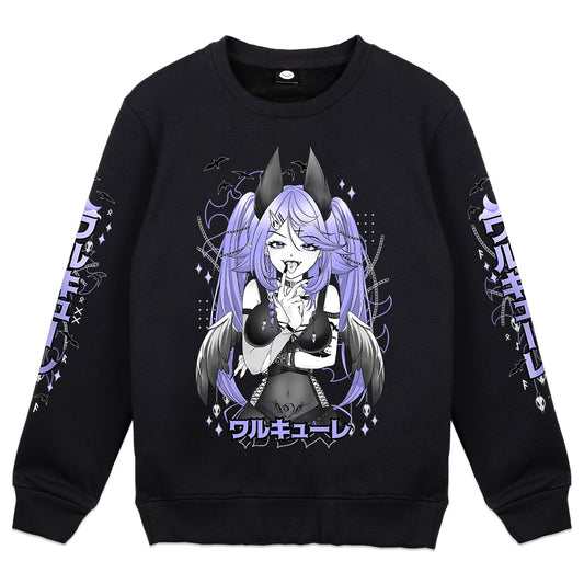 LoonaValkyria Raven Queen Crewneck