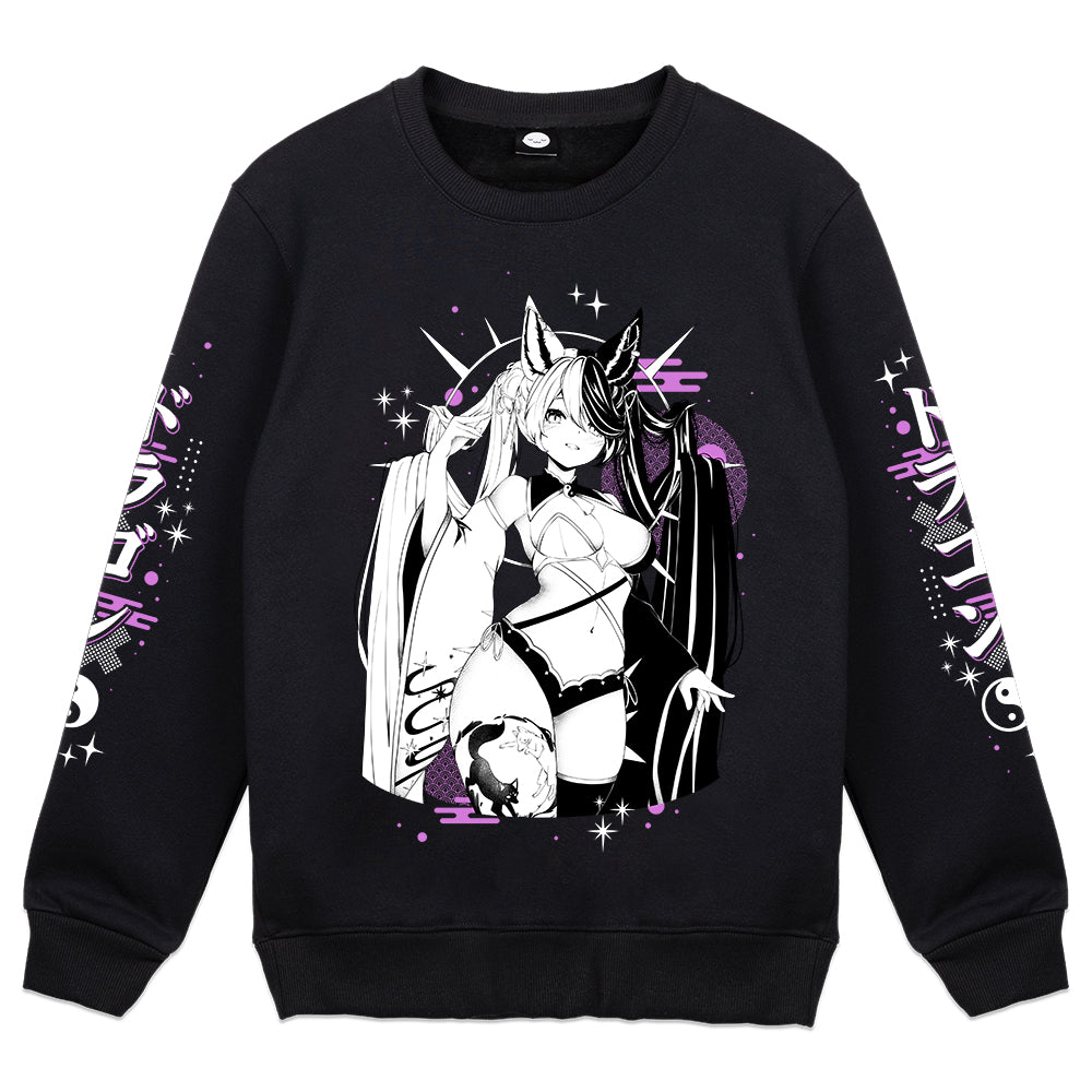 MomoChanVT Yin and Yang Crewneck