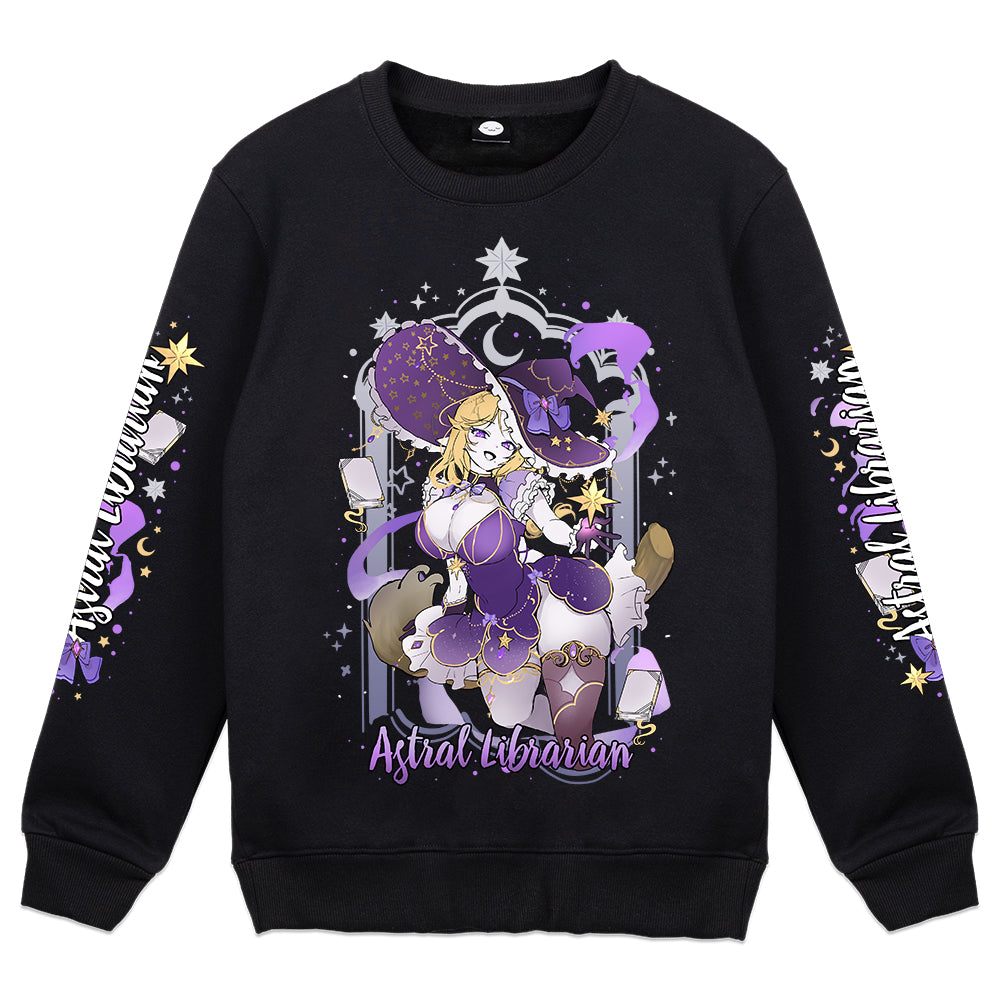 Sylvia Quinrel "Astral Librarian" Crewneck