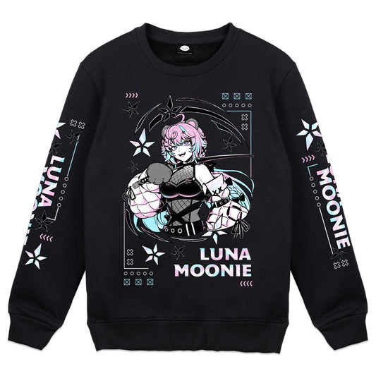 Luna Moonie Teddy Bear Crewneck