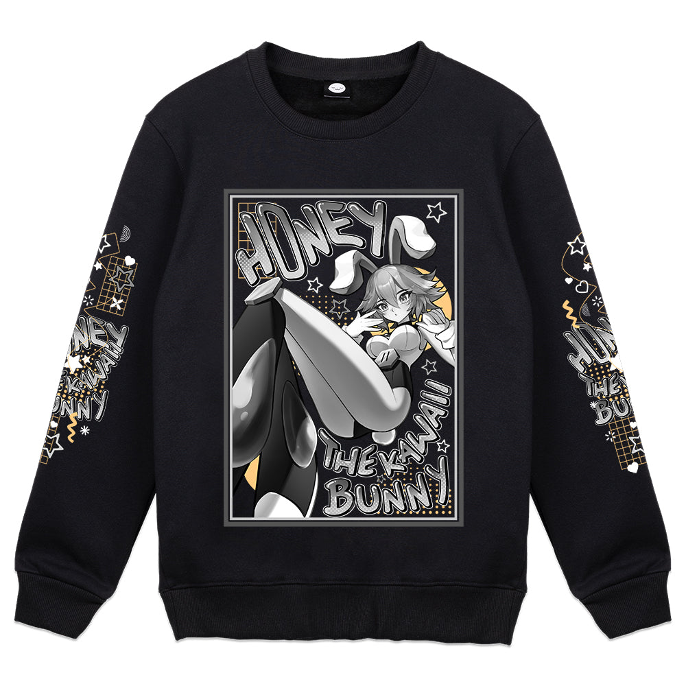 Honeythekawaiibunny Cyber Bunny Charm Crewneck