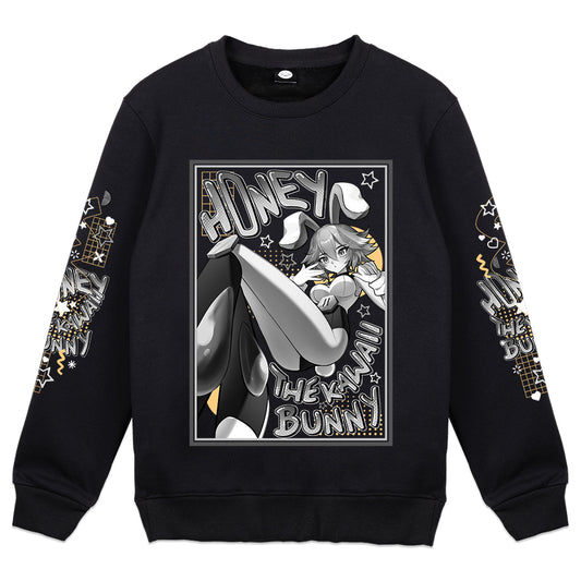 Honeythekawaiibunny Cyber Bunny Charm Crewneck