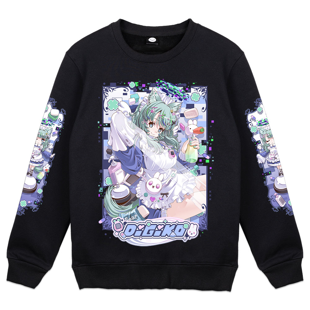 Digiko "Housekeeping" Crewneck - Black