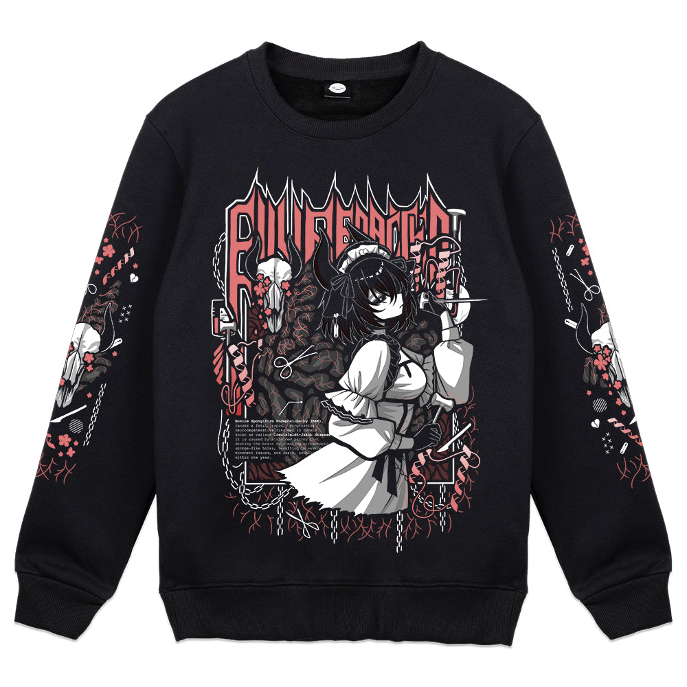 EllyRedacted "Mad Cow Doctor" Crewneck