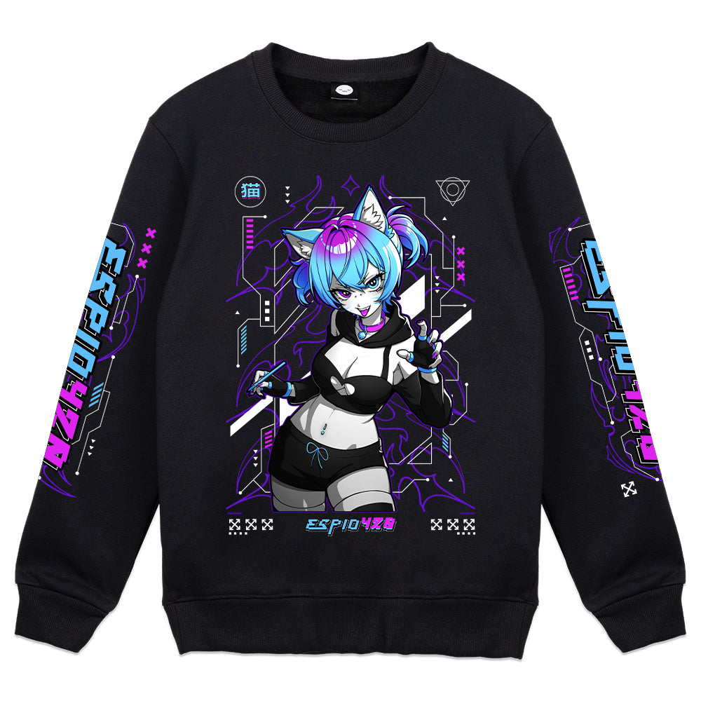 Espio420 "Cyber Wave" Crewneck