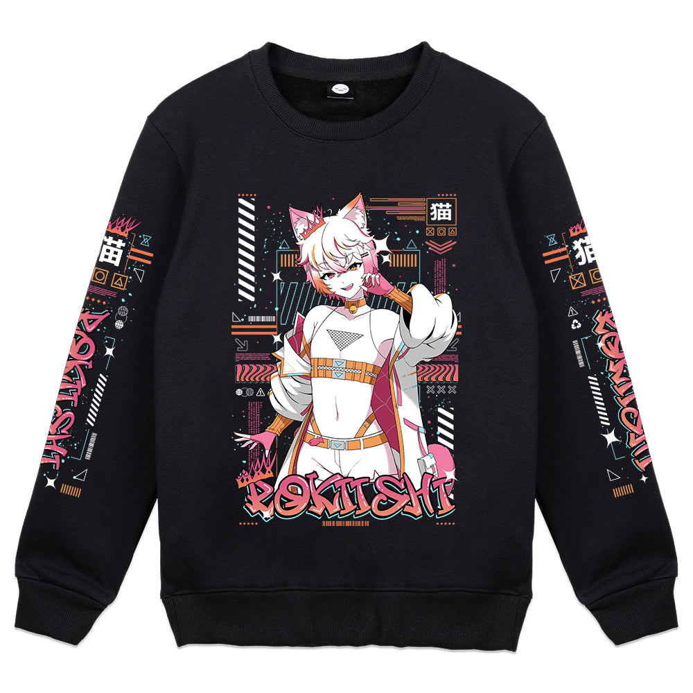 Rokiishi "Silly Catboy" Crewneck