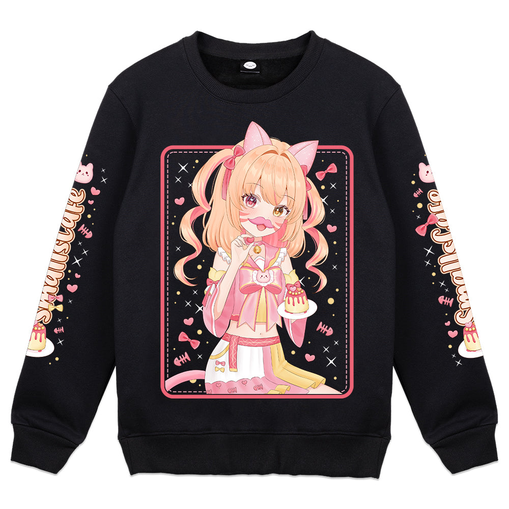 smallscafe "Mustache" Crewneck