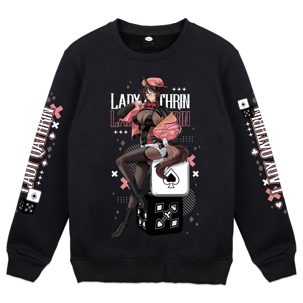 Lady Qathrin "Pin-up Dice" Crewneck