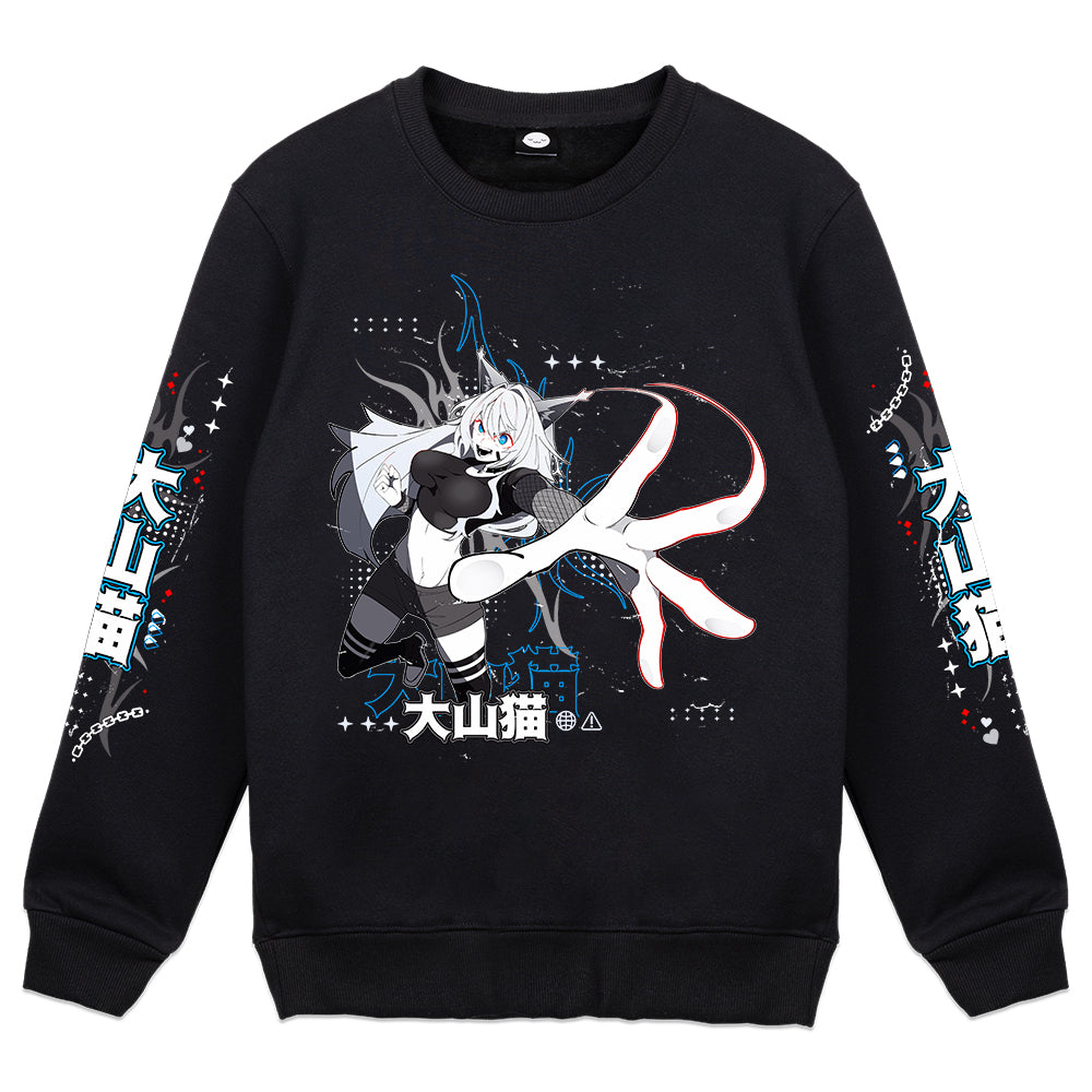 Lusty Lynx "Action Heroine" Crewneck