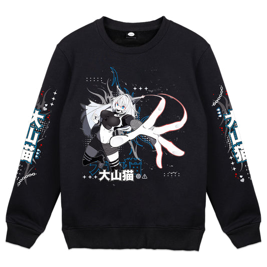 Lusty Lynx "Action Heroine" Crewneck