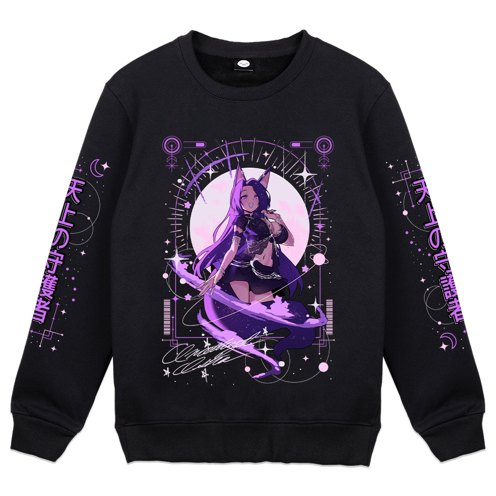 Amethyst Astra "Celestial Guardian" Crewneck