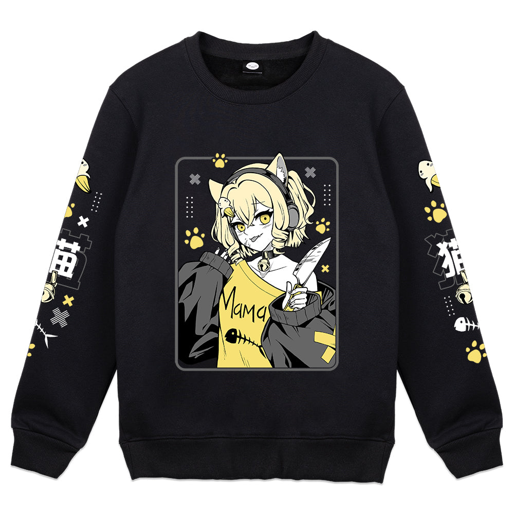 NyanaBanyana Brat Cat Crewneck