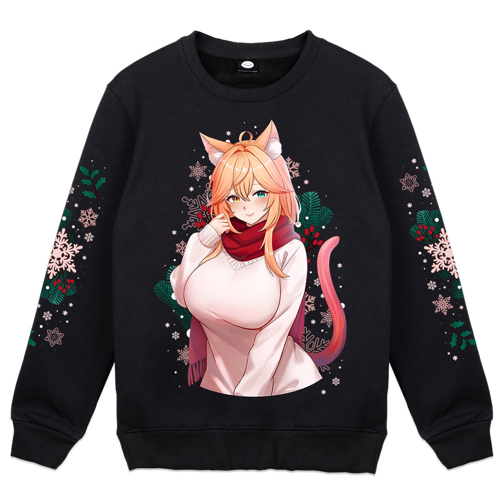 Peachuri 'Merry & Peachy' Crewneck