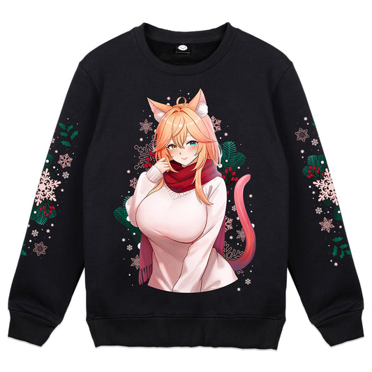 Peachuri 'Merry & Peachy' Crewneck