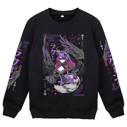 ManukiVT "Racoon Demon Queen" Crewneck