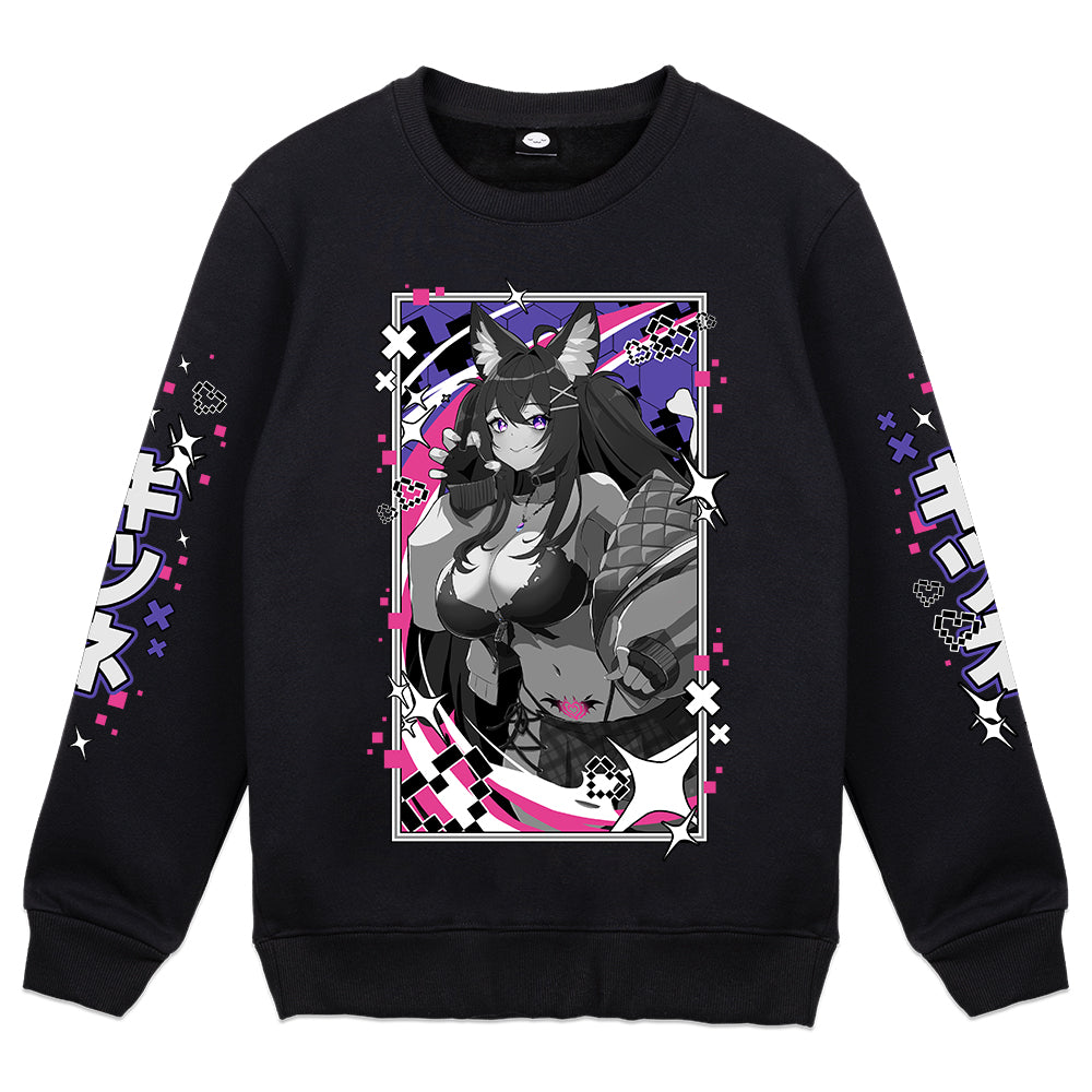 Bakukyo 'Error: Pr0j3ct K1t5un3' Crewneck