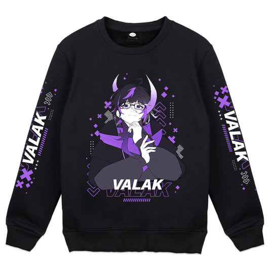 ValakVtuber Lavender Trickster Crewneck