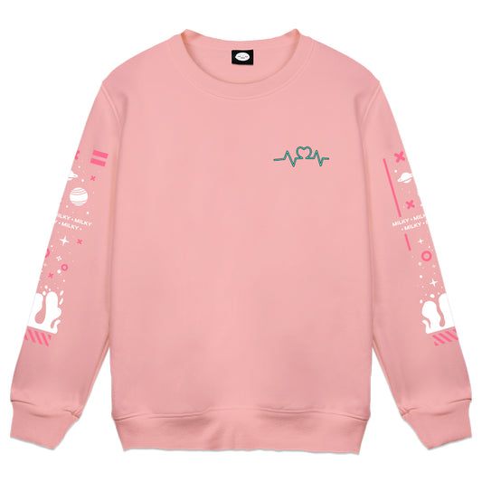 vtMILKY MilkyVerse Crewneck Pink