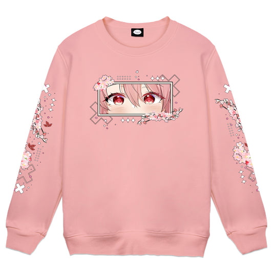 Hanami Momo "Sakura Blossom" Crewneck - Pink