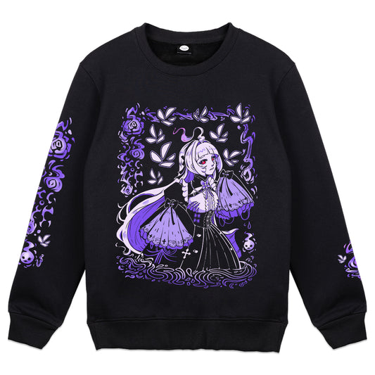 WispyLavande Burning Wick Crewneck