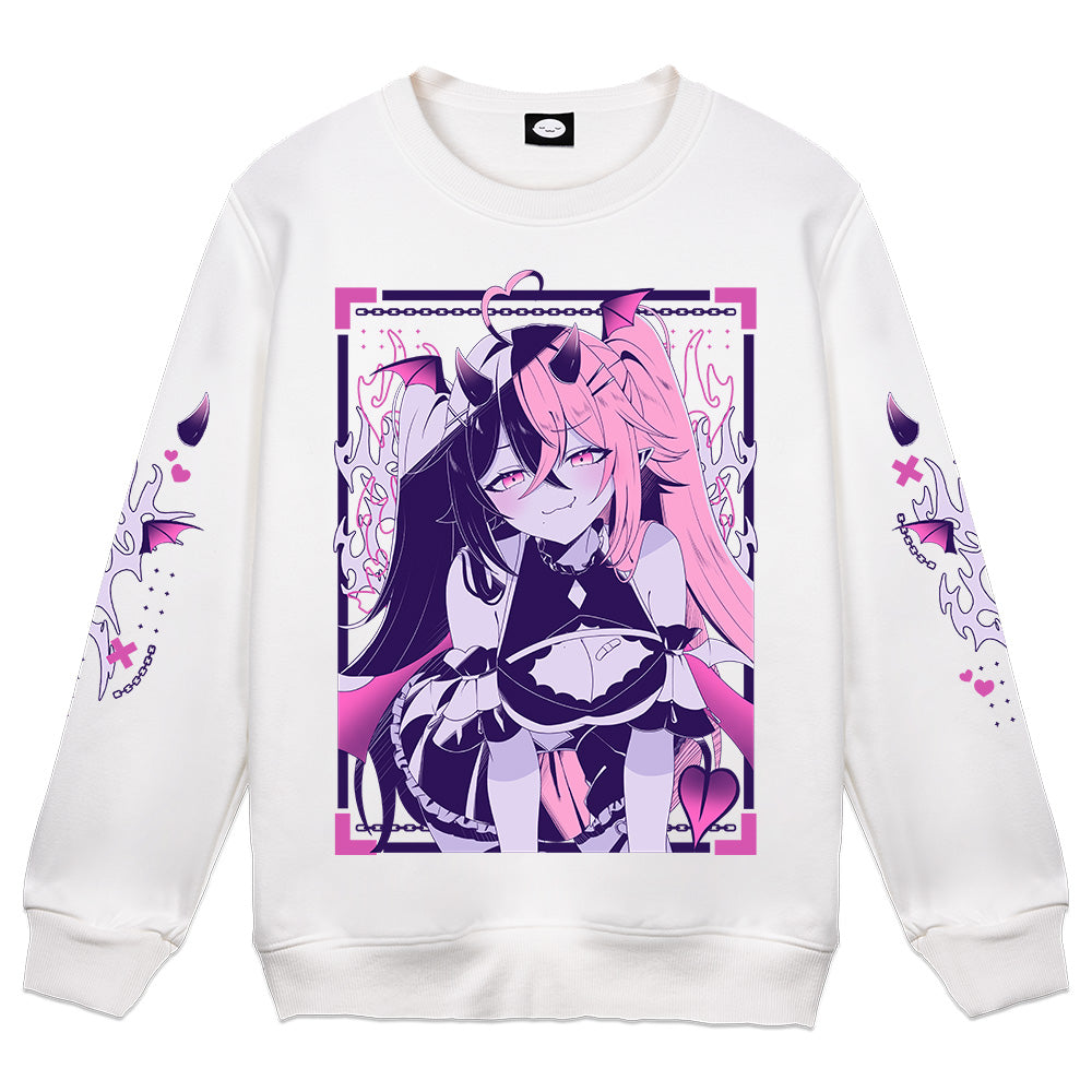 Reiphina Basement Dweller Crewneck - White