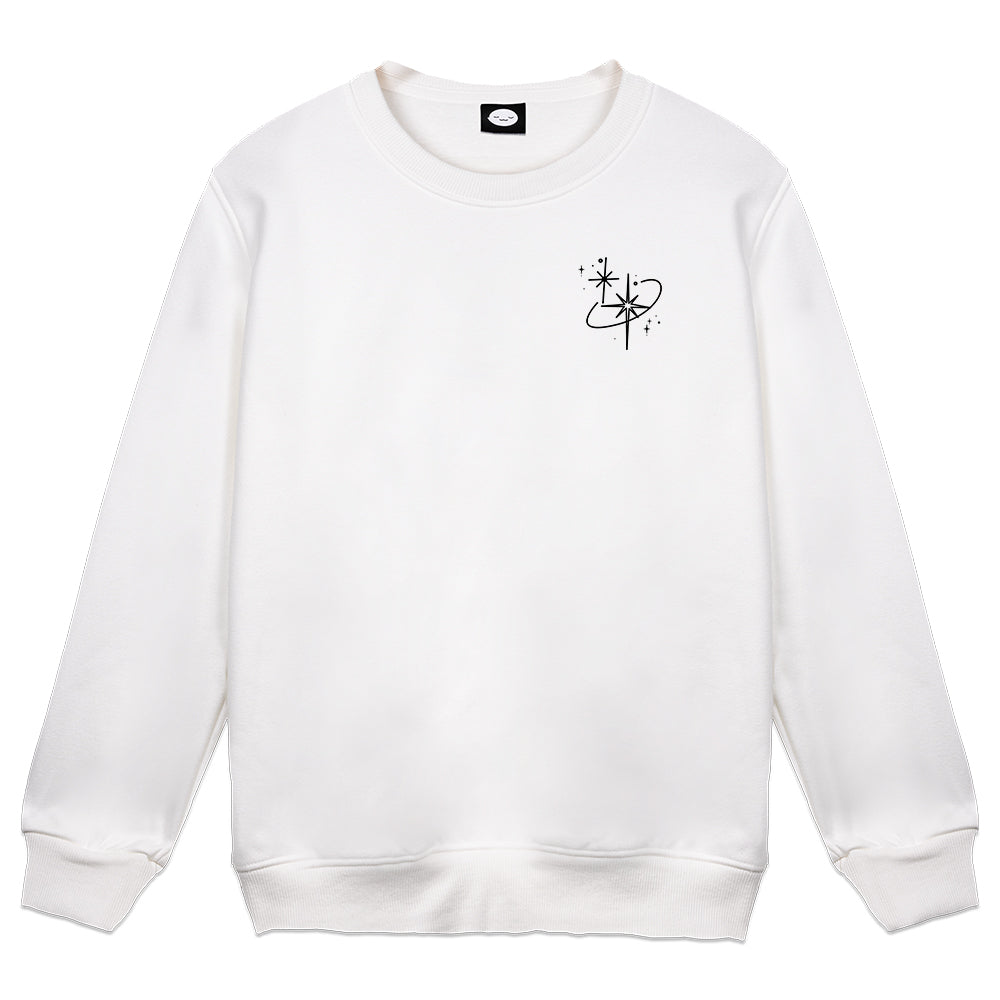 Izomii Suuta "Stars" Crewneck - White