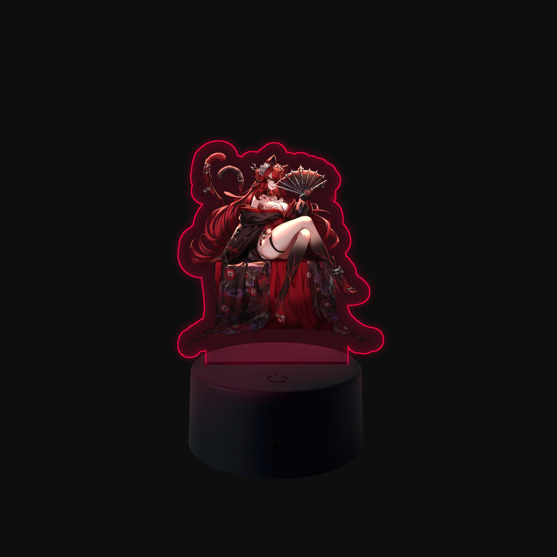 CrimsonBloodCat "Shrine Supplication" LED Desk Lamp