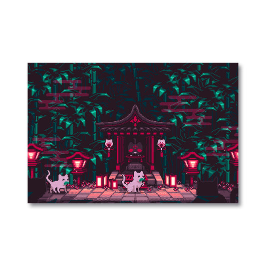CrimsonBloodCat "Shrine" Poster