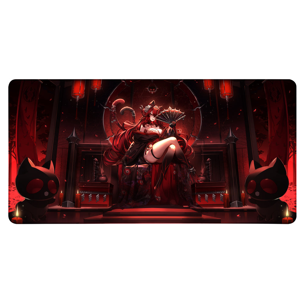 CrimsonBloodCat "Shrine Supplication" XXL Mousepad