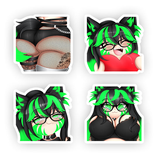 CuteAshhx Fox Girl Sticker Pack