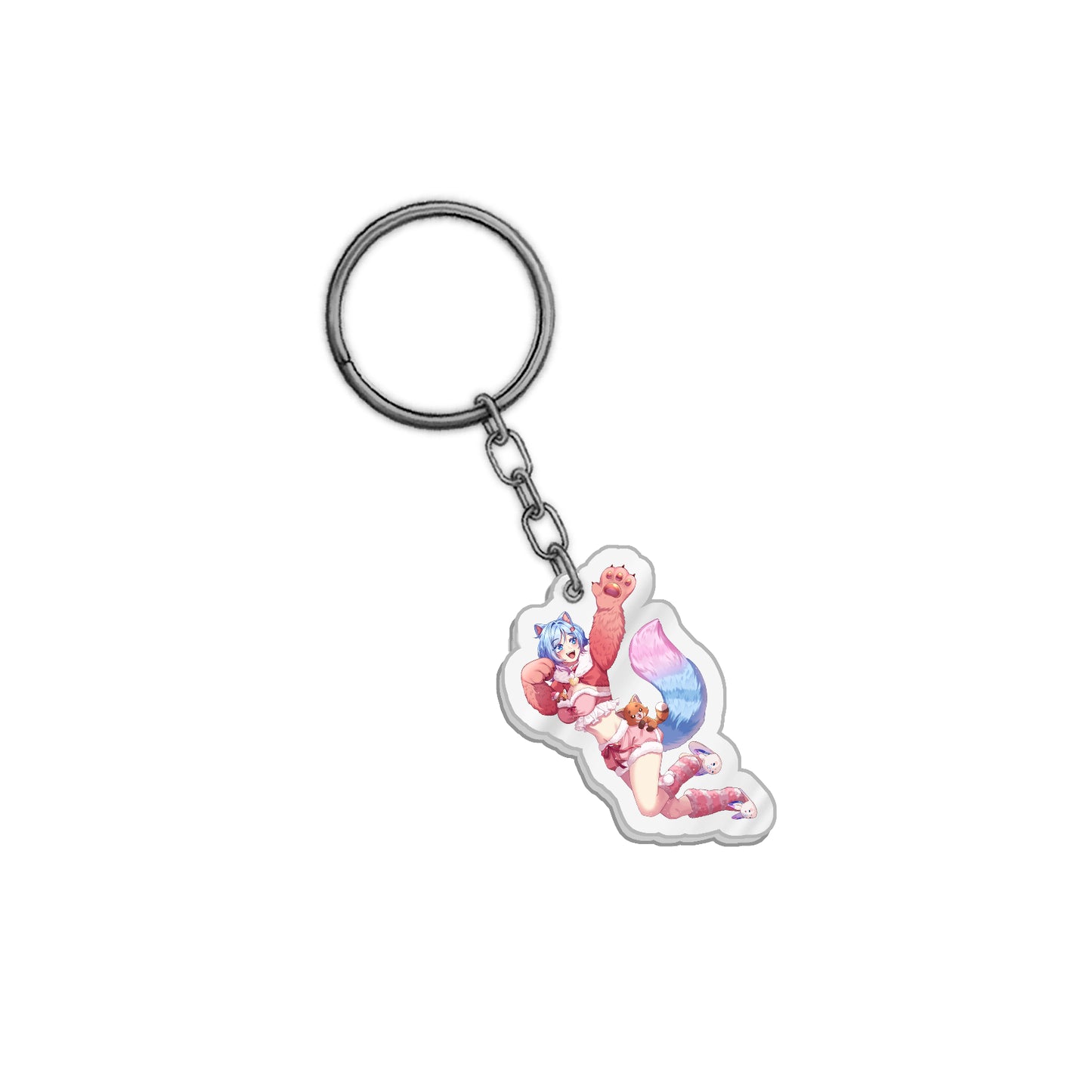 Dani Dawnstar "Red Panda Spirit" Acrylic Keychain