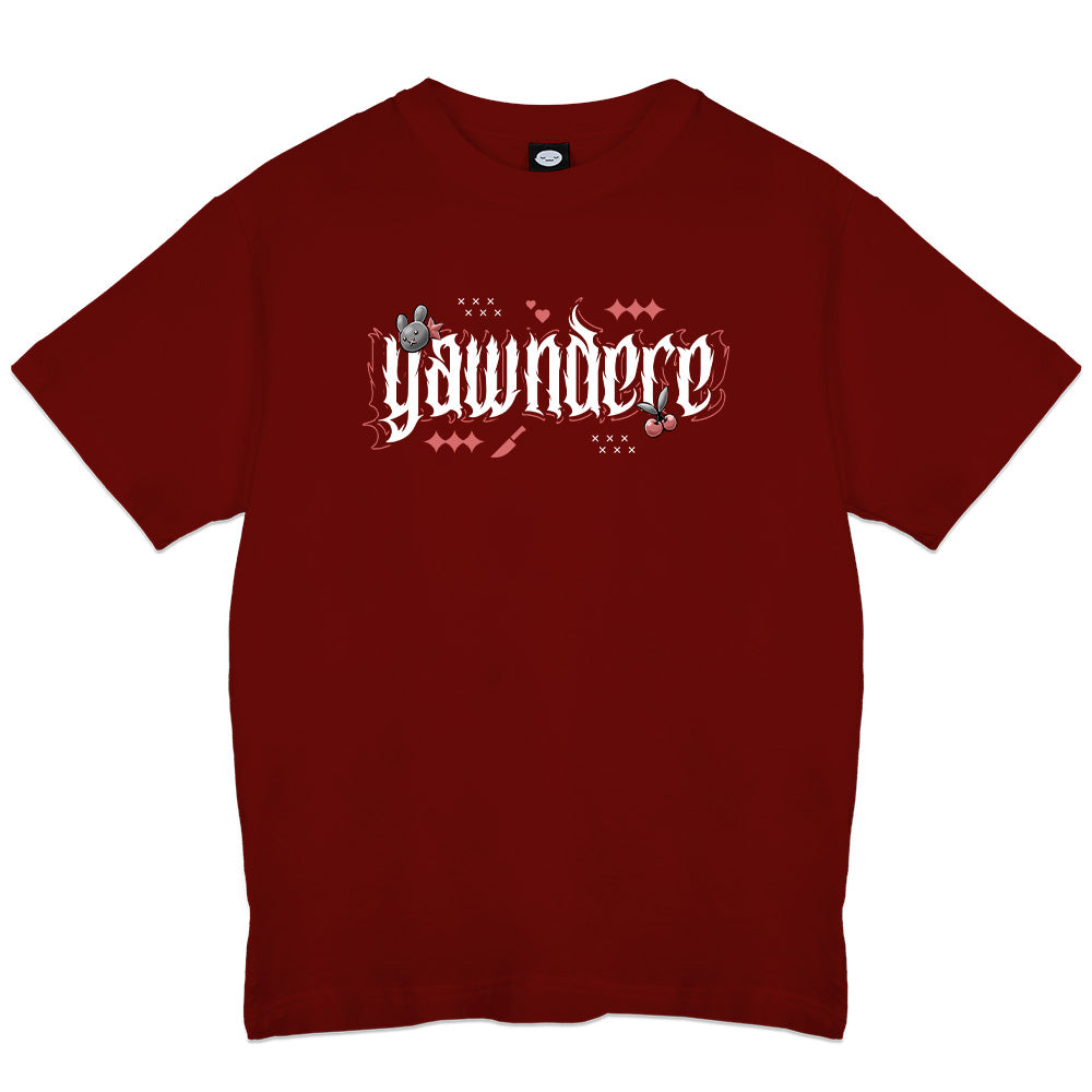 Miyukura Yandere T-Shirt - Dark Red