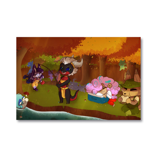 Daziras Fishing with Friends Poster