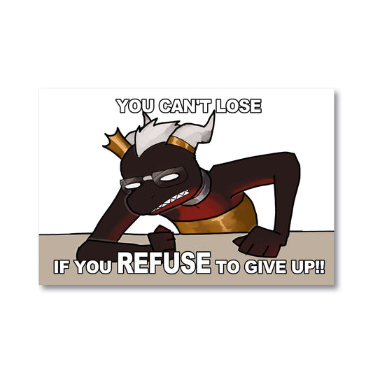 Daziras You Can't Lose Poster