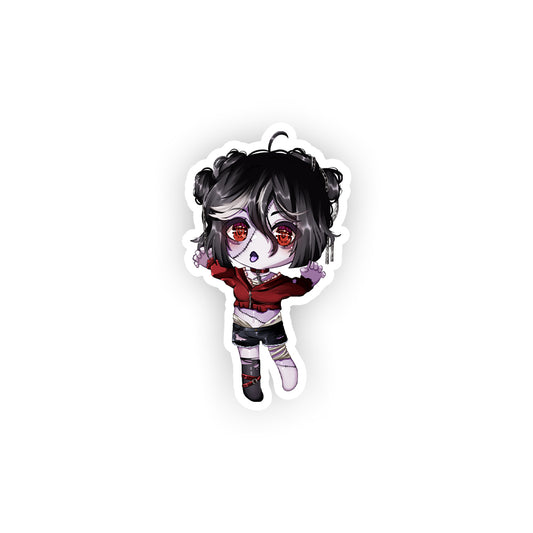Demythicall Chibi Zombie Walk Sticker