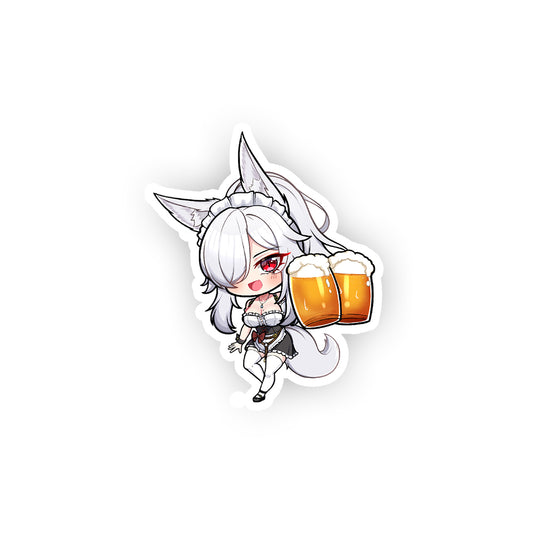 Discordia_Ch Chibi Drinks On Sticker