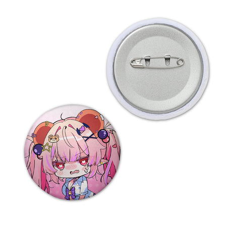 DruillaKuma Flustered Gyaru Plushie Pin